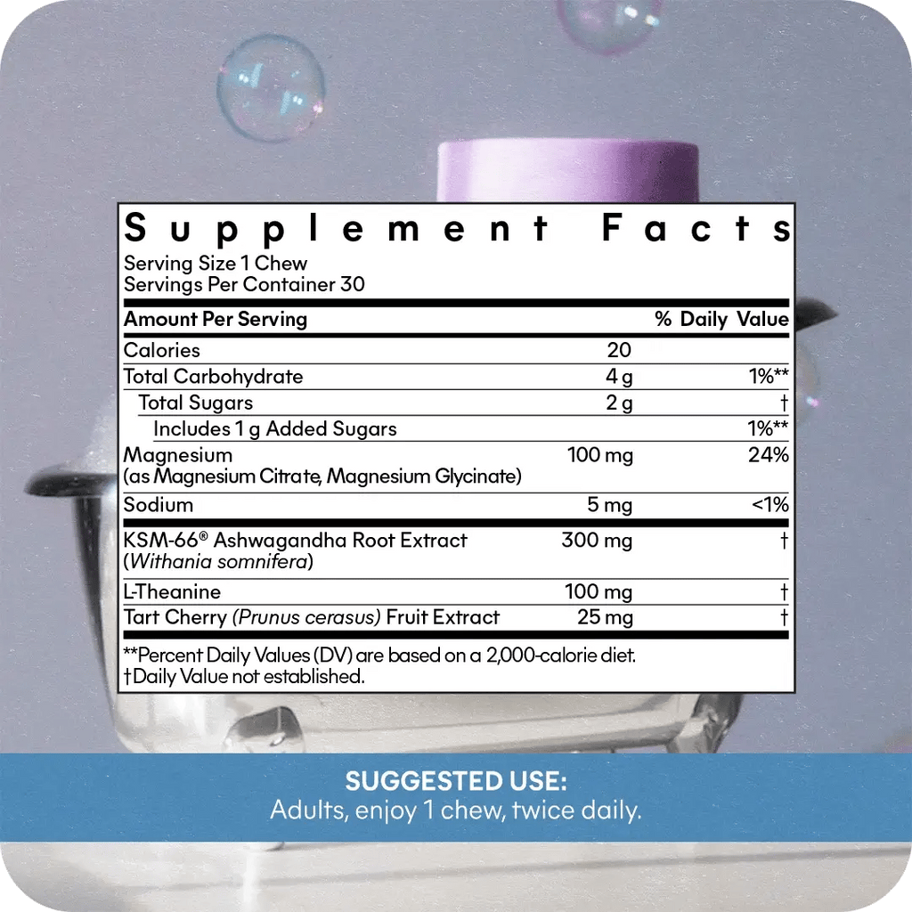 Lemme Relax – Supplement Facts