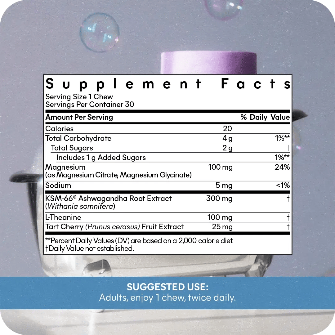 Lemme Relax – Supplement Facts