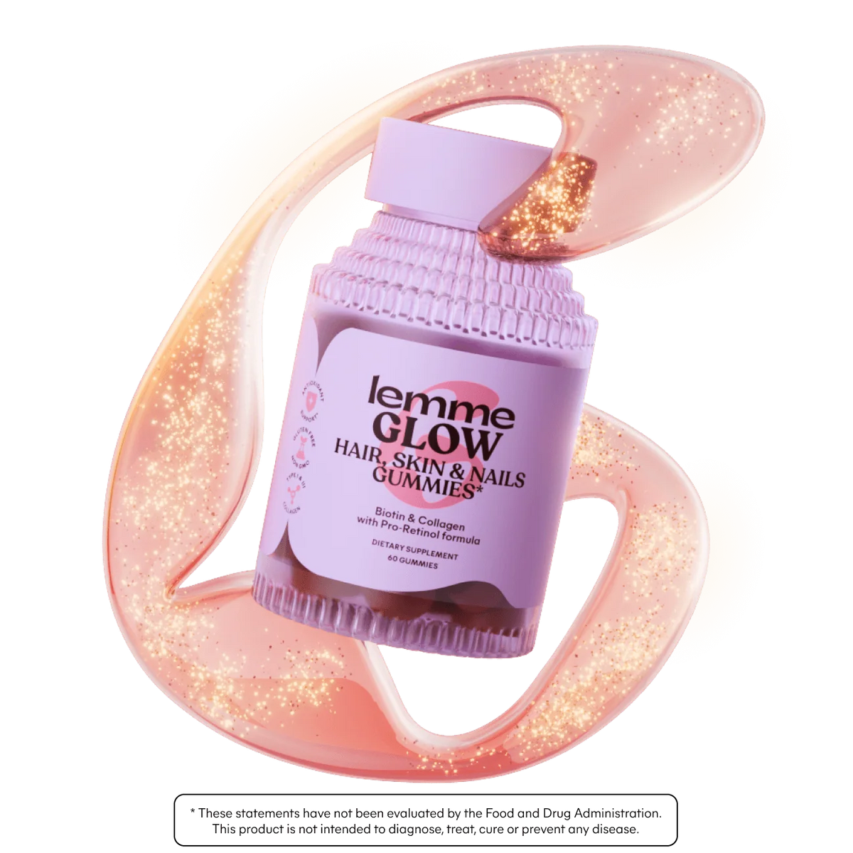Lemme Glow – Flacon principal Hair, Skin & Nails